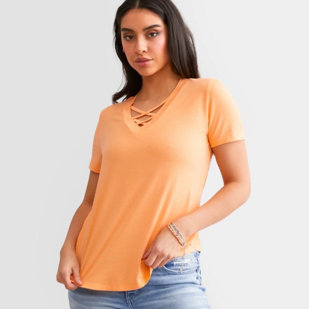 Buckle White Crow Layla Top, Size Small
